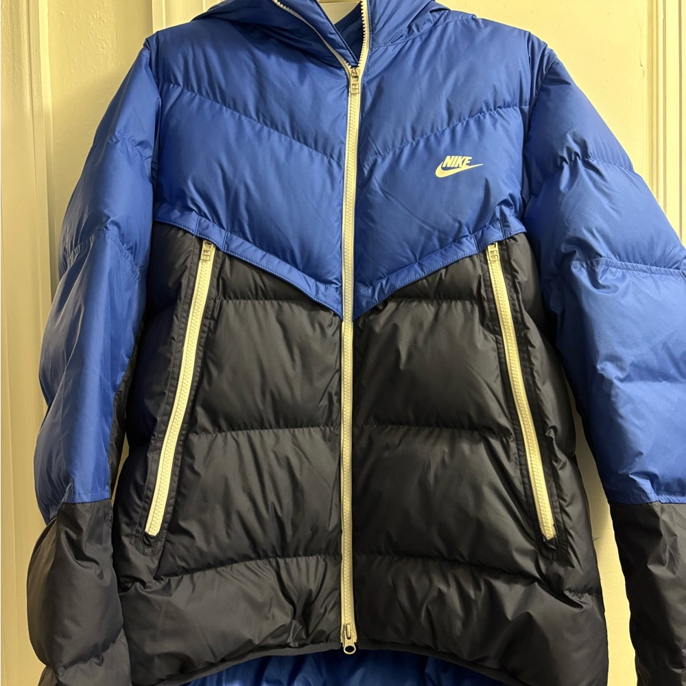Men’s Nike Two-Tone Blue Puffer Jacket